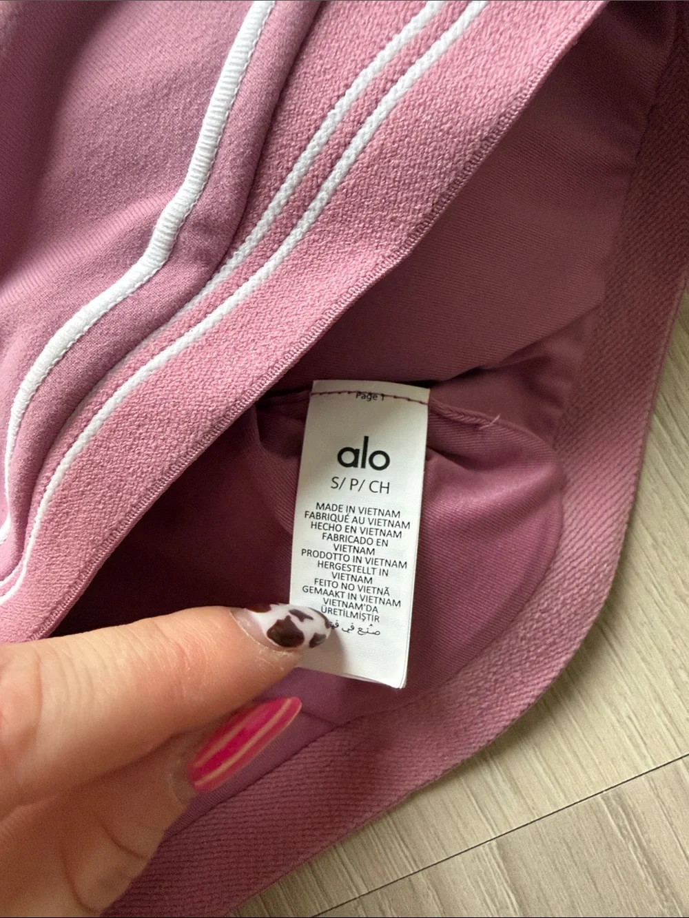 ALO Yoga Mauve Pink Seamless Sports Bra & Leggings Set